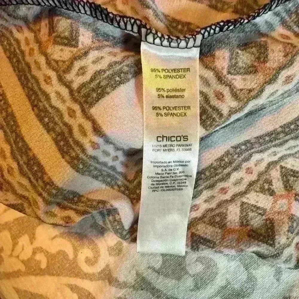 Chico’s Women’s Multicolor Polyester Tunic Size 2… - image 10